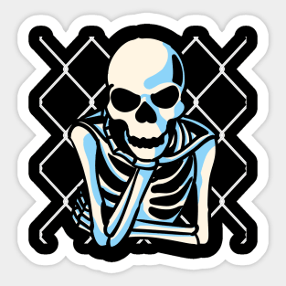 Skull design Sticker